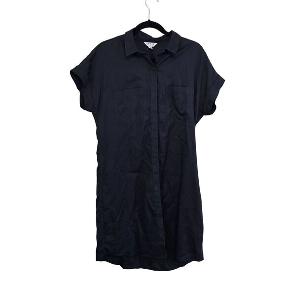 Orvis Size Small Womens Classic Collection Button Down Shirt Dress Short Sleeve - Picture 1 of 16
